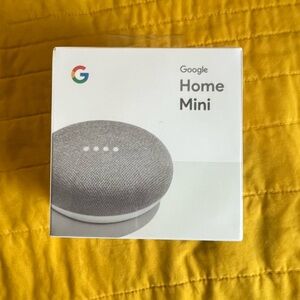 Google Home Mini Smart Speaker - Chalk Gray